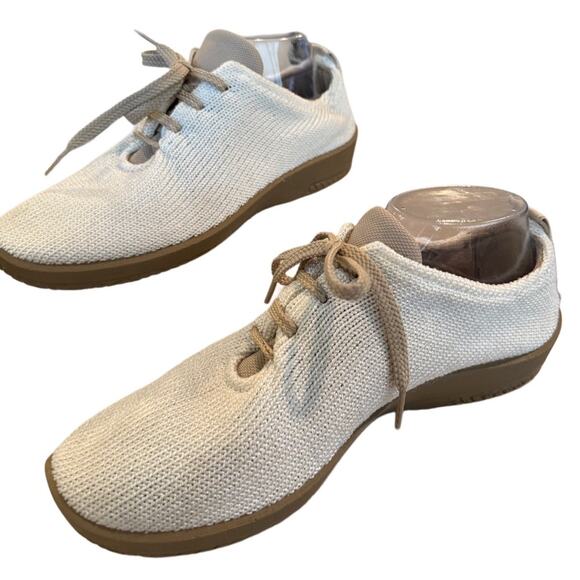 Arcopedico LS Knit Comfort Travel Shoes Beige Cream EU41 W10 Unisex‎ Portugal - Picture 3 of 9